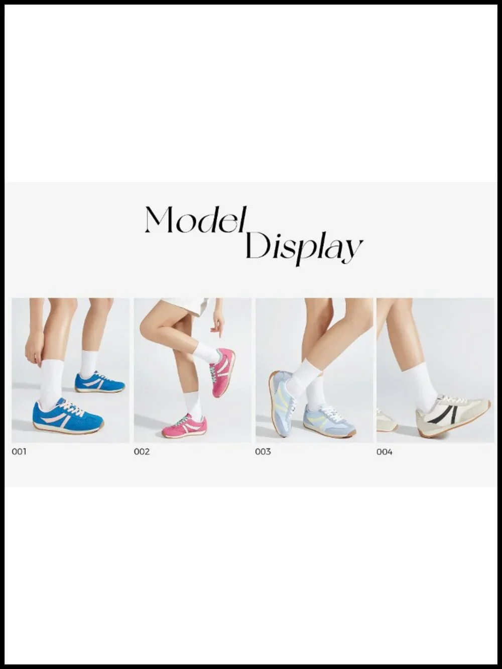Retro Fashion Sneakers Non Slip Comfortable Casual Running Shoes Breathable